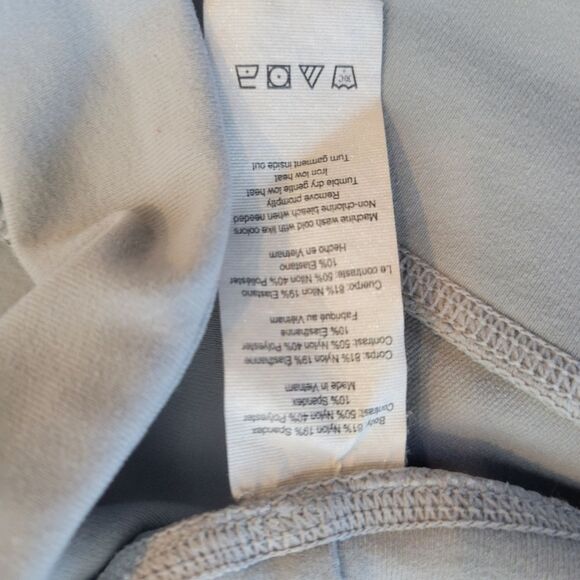 Alo Yoga Goddess Leggings in Alloy/Stormy Heather Size L - Picture 6 of 6